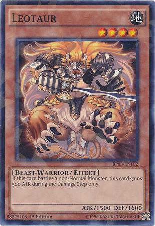 Leotaur [BP03-EN102] Shatterfoil Rare - Josh's Cards