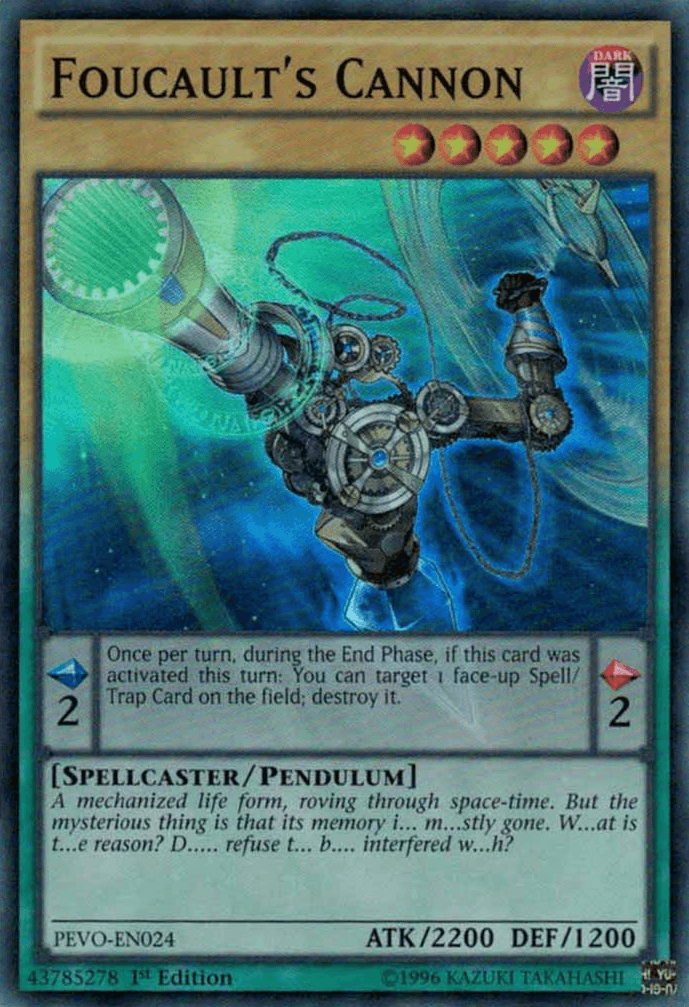 Foucault's Cannon [PEVO-EN024] Super Rare - Josh's Cards