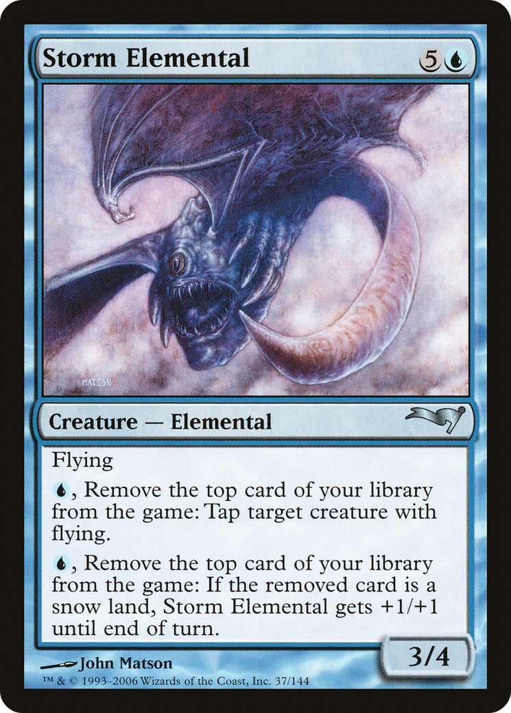 Storm Elemental (CTD-037) - Coldsnap Theme Decks