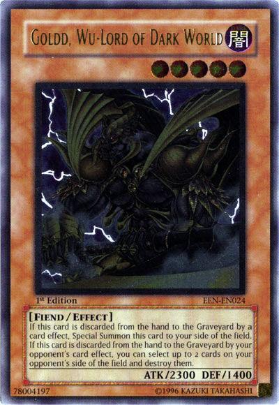 Goldd, Wu-Lord of Dark World [EEN-EN024] Ultimate Rare - Josh's Cards