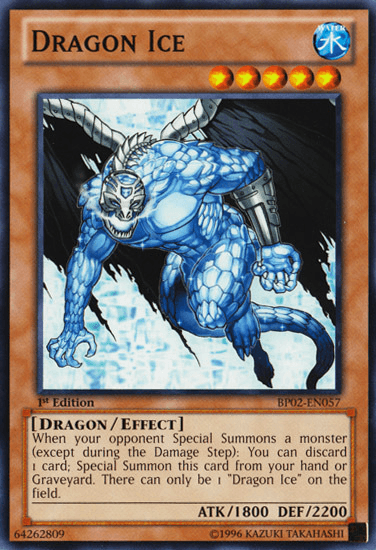 Dragon Ice [BP02-EN057] Mosaic Rare - Josh's Cards