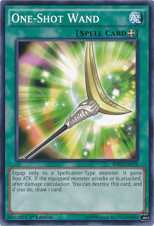 One-Shot Wand [BP03-EN179] Common - Josh's Cards