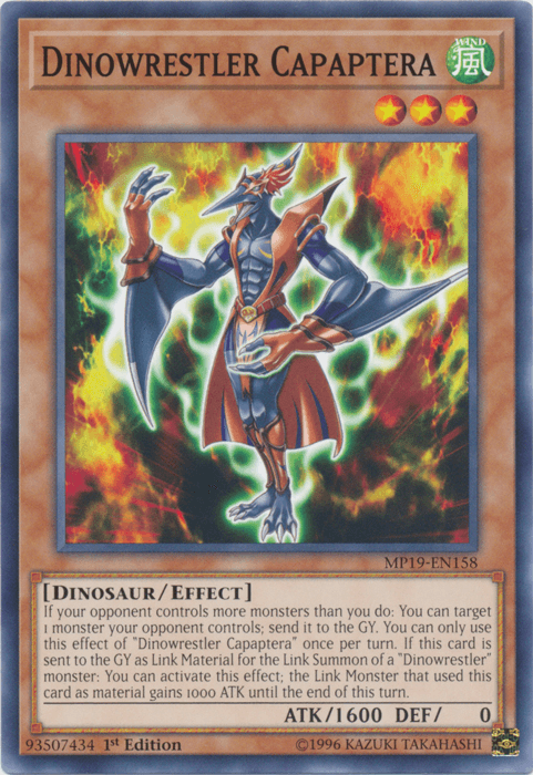 Dinowrestler Capaptera [MP19-EN158] Common - Josh's Cards