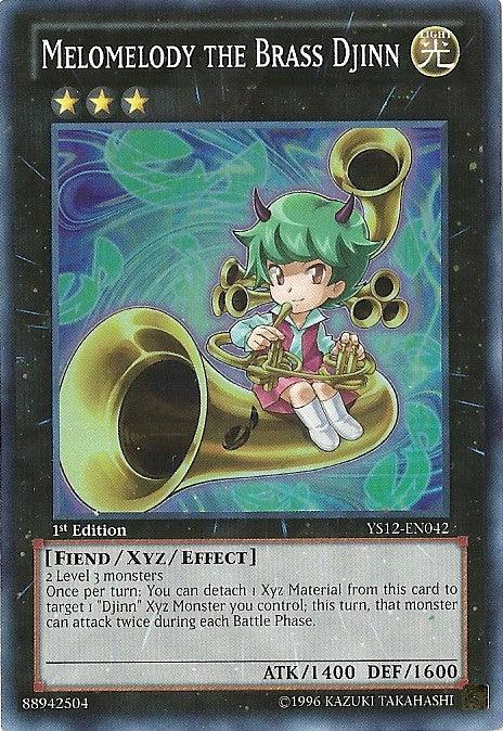 Melomelody the Brass Djinn [YS12-EN042] Super Rare - Josh's Cards