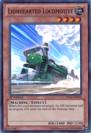 Lionhearted Locomotive [DRLG-EN036] Super Rare - Josh's Cards