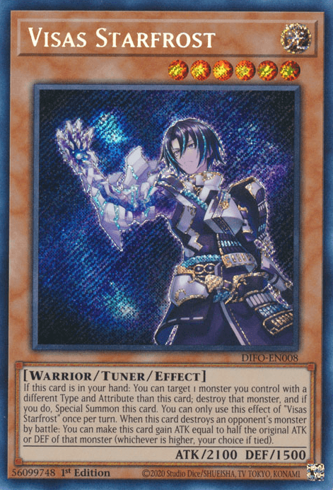 Visas Starfrost [DIFO-EN008] Secret Rare - Josh's Cards