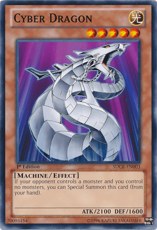 Cyber Dragon (White) [SDCR-EN003] Common - Josh's Cards
