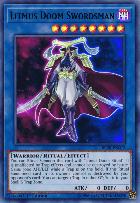 Litmus Doom Swordsman [BLRR-EN013] Ultra Rare - Josh's Cards