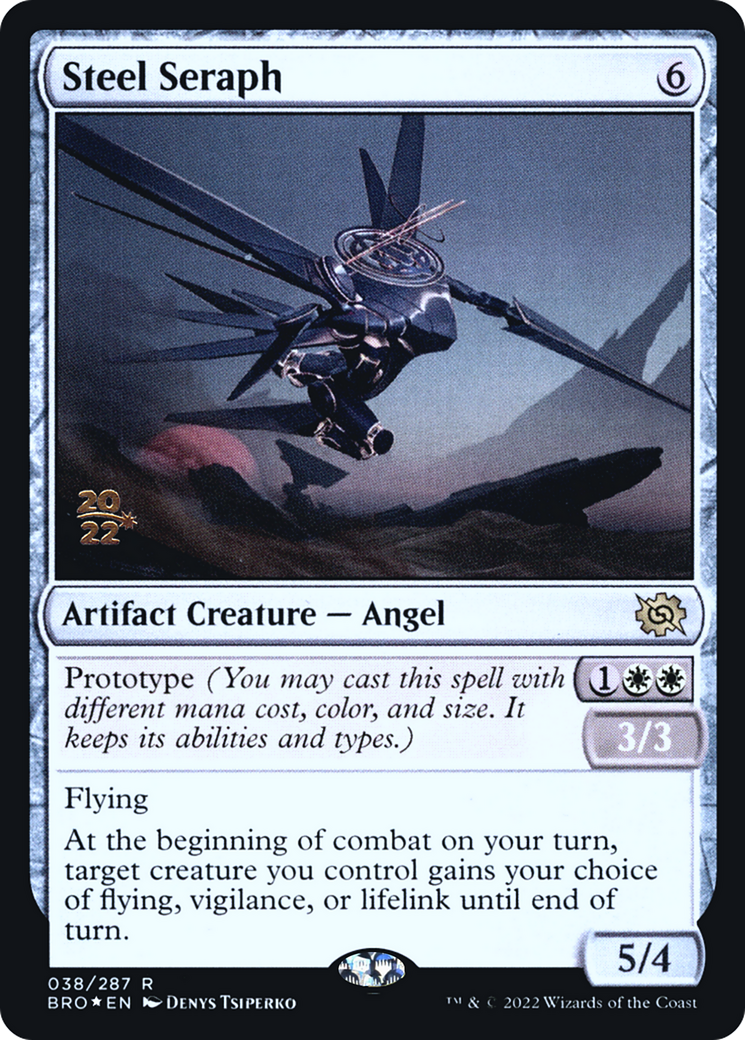 Steel Seraph (PRE-38S) - The Brothers' War Promos Foil