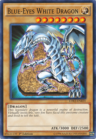Blue-Eyes White Dragon (Version 4) [LDK2-ENK01] Common - Josh's Cards