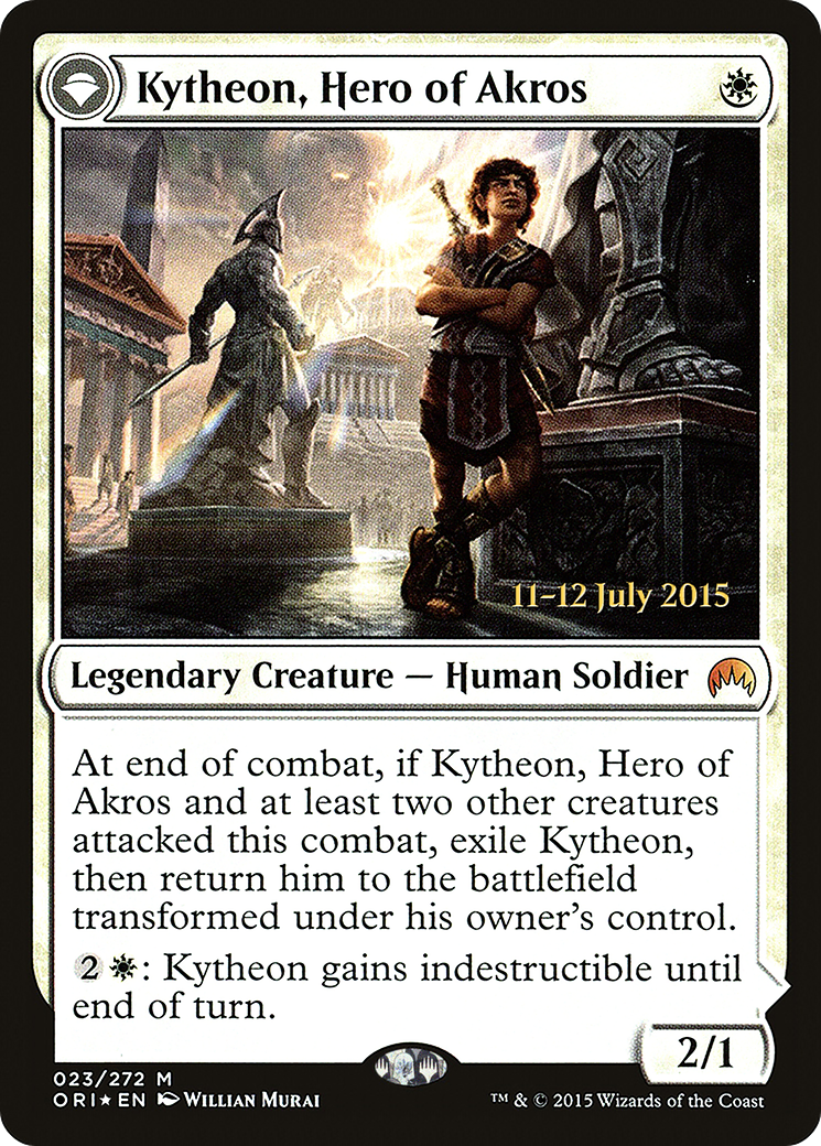 Kytheon, Hero of Akros // Gideon, Battle-Forged (PRE-23S) - Magic Origins Promos: (originpwdfc) Foil