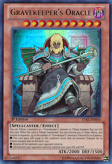 Gravekeeper's Oracle [LVAL-EN034] Ultra Rare - Josh's Cards