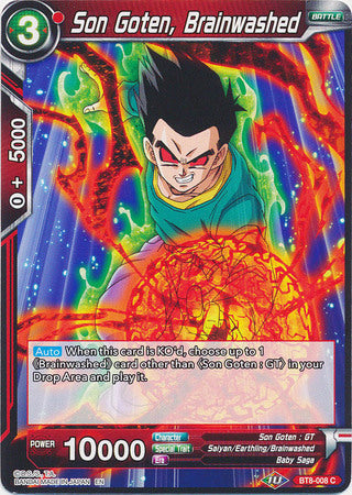 Son Goten, Brainwashed (BT8-008) [Malicious Machinations] Parallel Foil