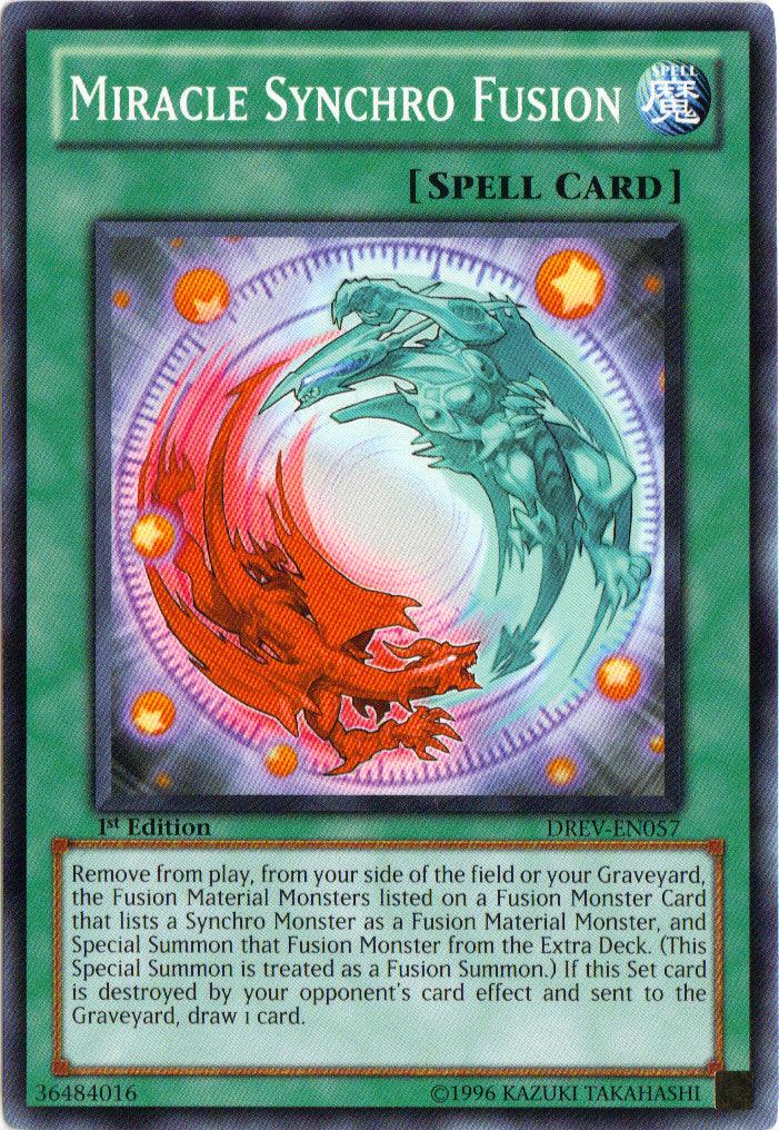 Miracle Synchro Fusion [DREV-EN057] Common - Josh's Cards