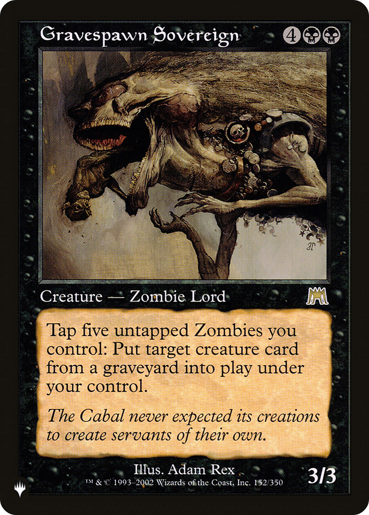 Gravespawn Sovereign (LIST-ONS-152) - The List