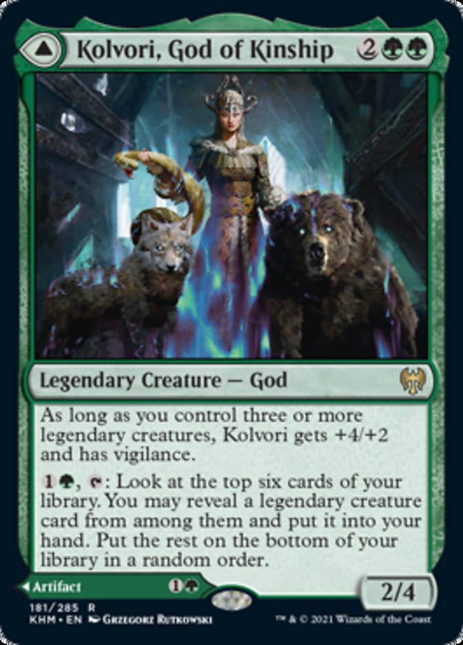 Kolvori, God of Kinship // The Ringhart Crest (KHM-181) - Kaldheim Foil
