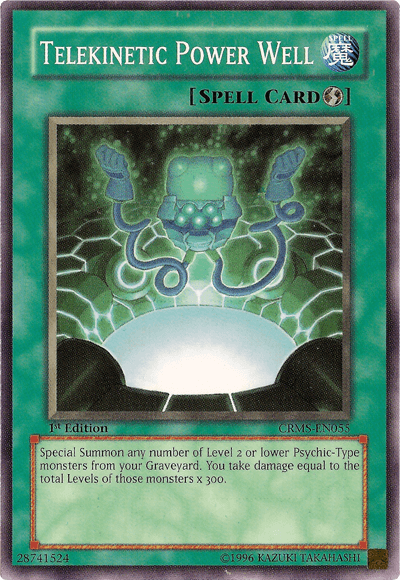 Telekinetic Power Well [CRMS-EN055] Common - Josh's Cards