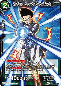 Son Goten, Thwarting the Dark Empire (Uncommon) (BT13-127) [Supreme Rivalry] Parallel Foil