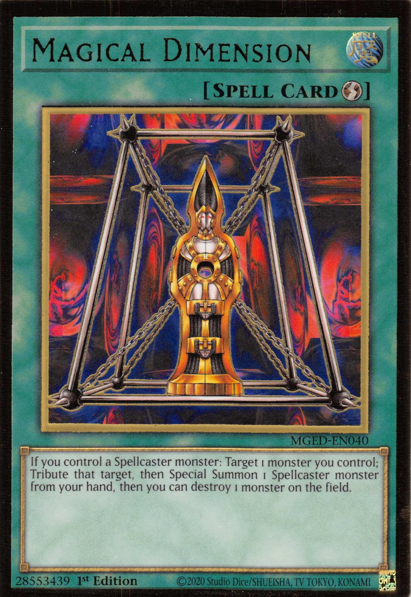 Magical Dimension [MGED-EN040] Gold Rare - Josh's Cards