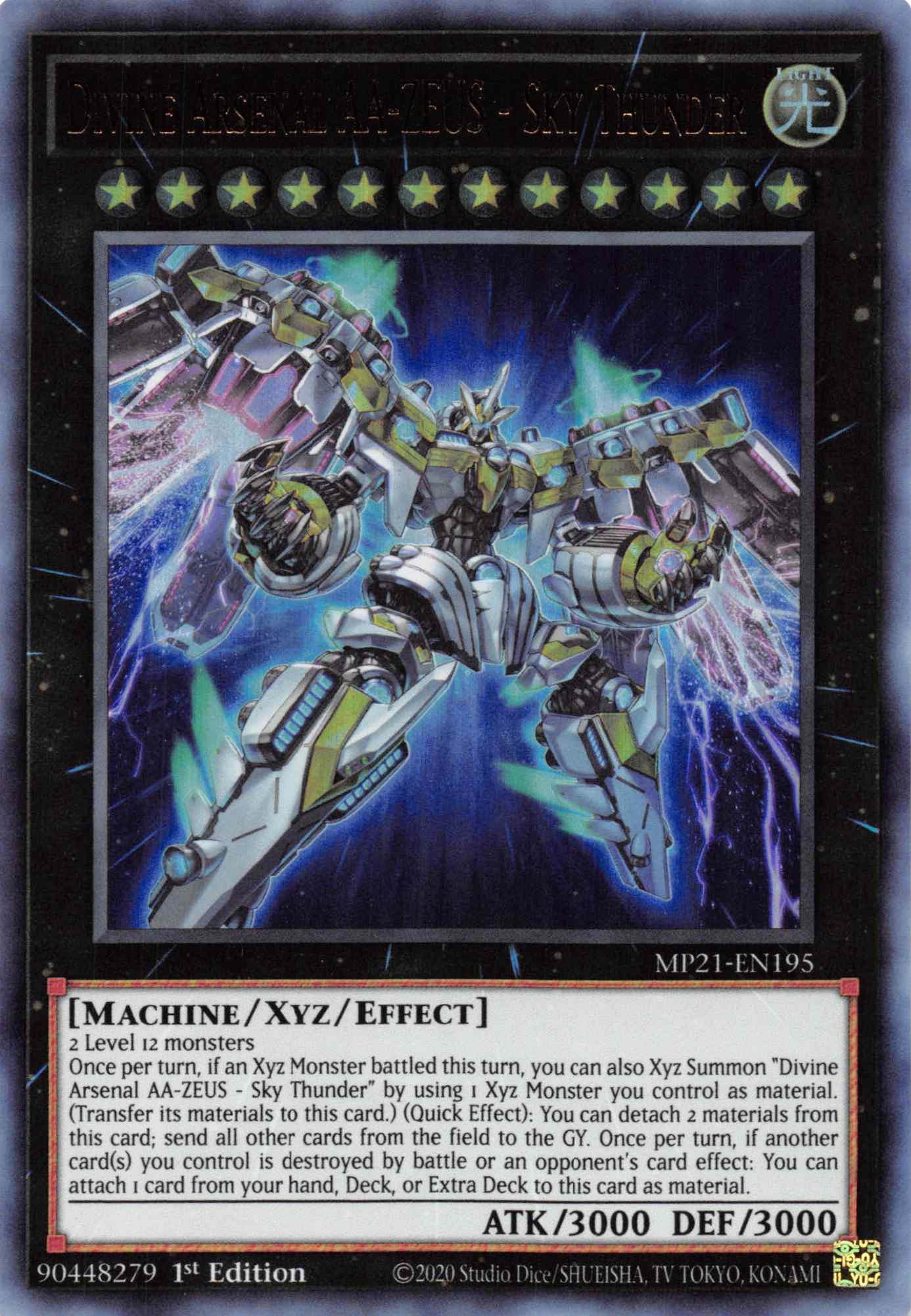 Divine Arsenal AA-ZEUS - Sky Thunder [MP21-EN195] Ultra Rare - Josh's Cards