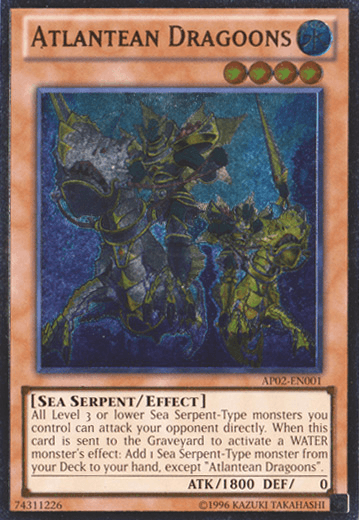 Atlantean Dragoons [AP02-EN001] Ultimate Rare - Josh's Cards