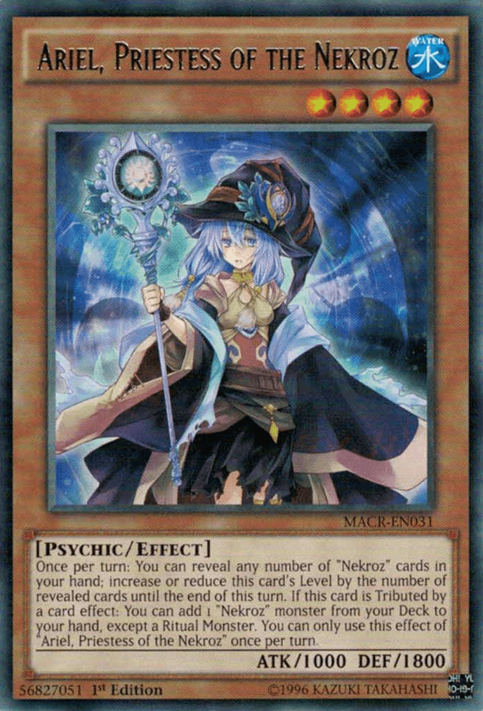 Ariel, Priestess of the Nekroz [MACR-EN031] Rare - Josh's Cards