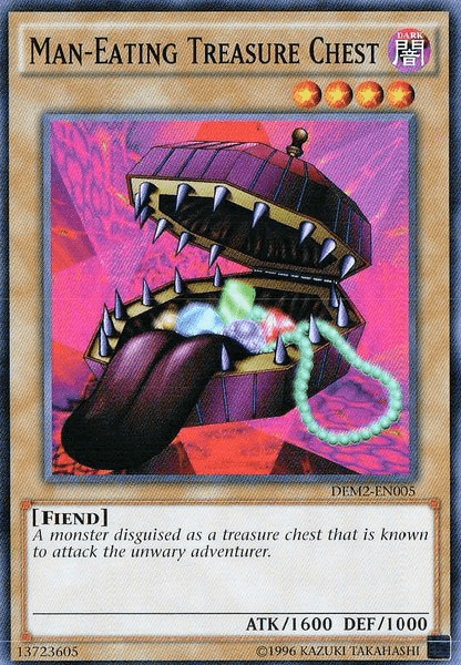 Man-Eating Treasure Chest [DEM2-EN005] Common - Josh's Cards