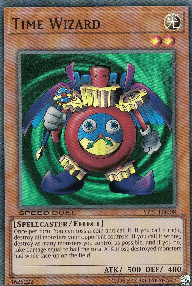 Time Wizard [STP1-EN008] Super Rare - Josh's Cards