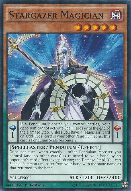 Stargazer Magician [YS16-EN009] Common - Josh's Cards