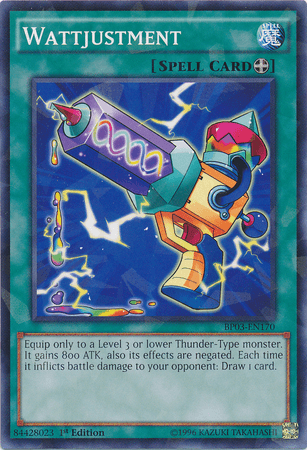 Wattjustment [BP03-EN170] Shatterfoil Rare - Josh's Cards