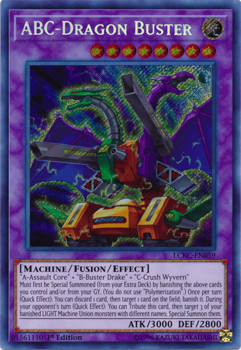 ABC-Dragon Buster [LCKC-EN059] Secret Rare - Josh's Cards