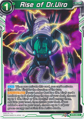 Rise of Dr.Uiro (BT8-063) [Malicious Machinations] Parallel Foil