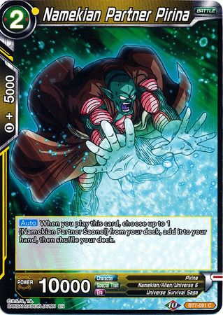 Namekian Partner Pirina (BT7-091) [Assault of the Saiyans] Parallel Foil