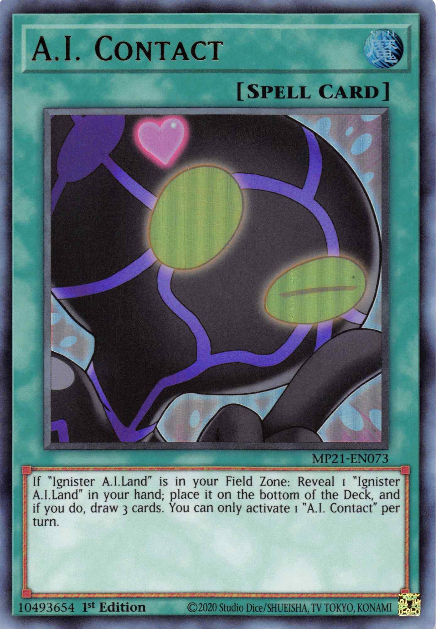 A.I. Contact [MP21-EN073] Ultra Rare - Josh's Cards