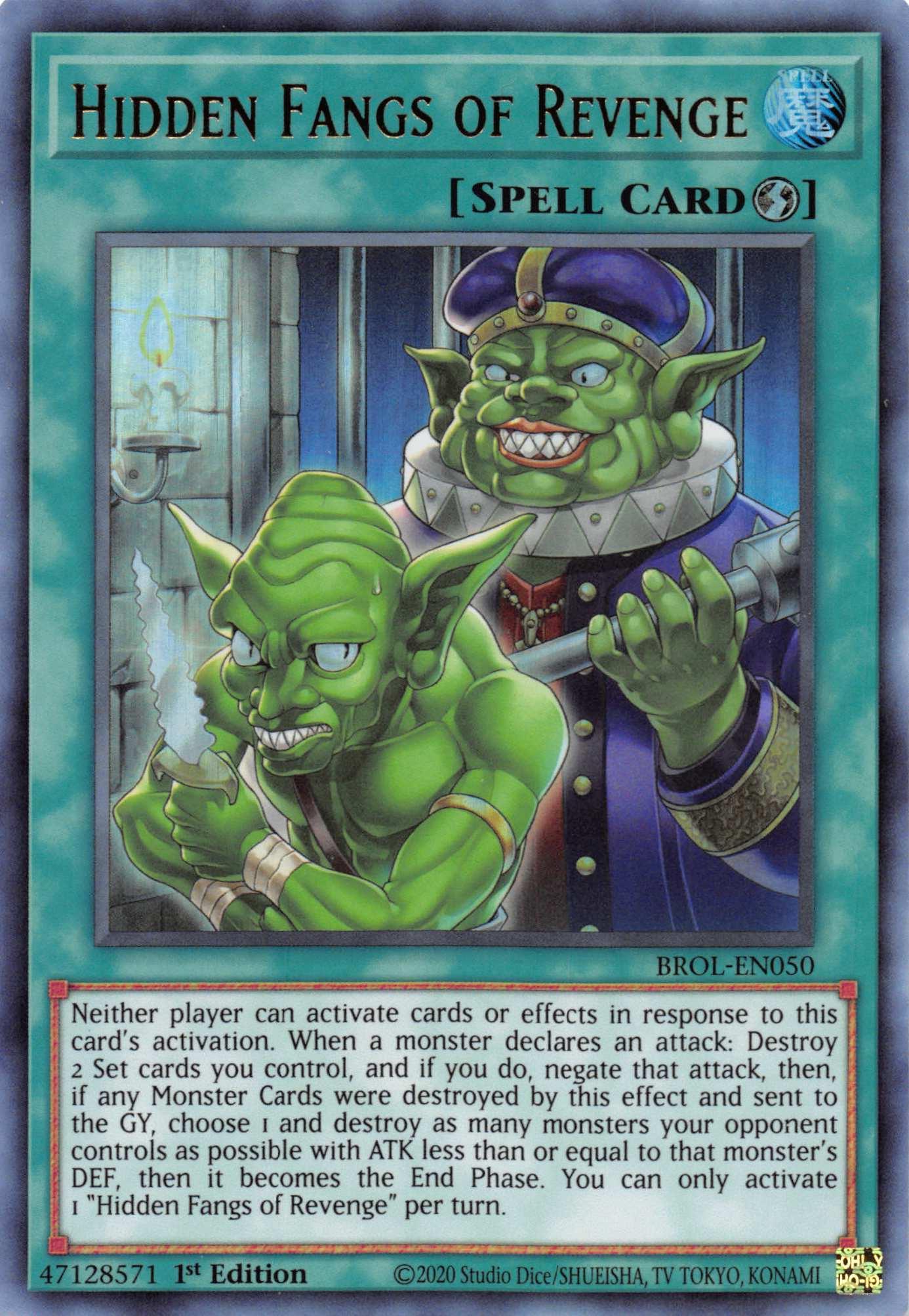 Hidden Fangs of Revenge [BROL-EN050] Ultra Rare - Josh's Cards
