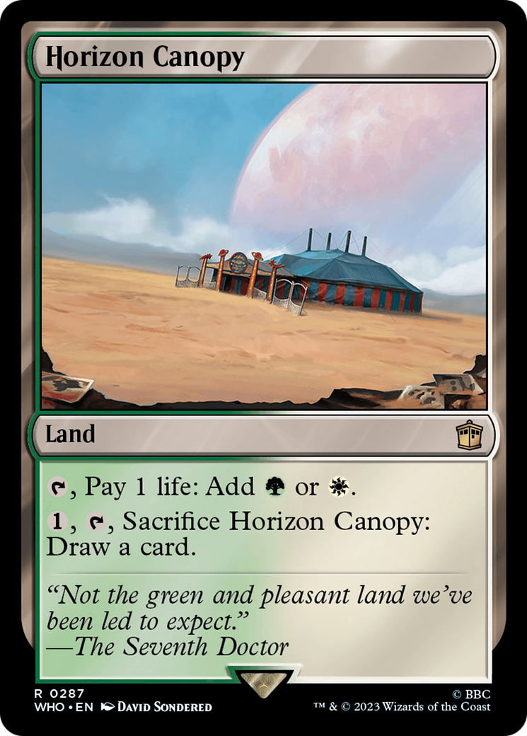 Horizon Canopy (WHO-287) - Doctor Who