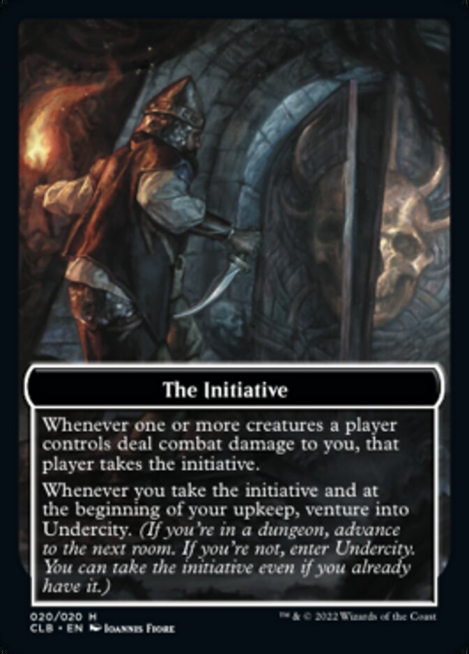 The Initiative // Undercity Double-Sided Token [Commander Legends: Battle for Baldur's Gate Tokens] Foil