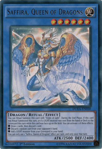 Saffira, Queen of Dragons [DUEA-EN050] Ultra Rare - Josh's Cards