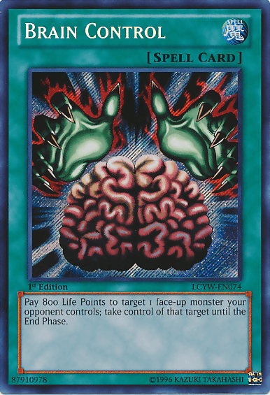 Brain Control [LCYW-EN074] Secret Rare - Josh's Cards