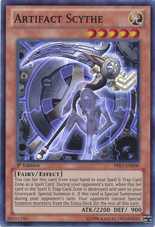 Artifact Scythe [PRIO-EN000] Super Rare - Josh's Cards