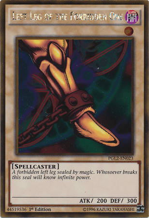Left Leg of the Forbidden One [PGL2-EN023] Gold Rare - Josh's Cards