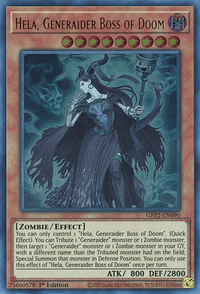 Hela, Generaider Boss of Doom [GFP2-EN090] Ultra Rare - Josh's Cards