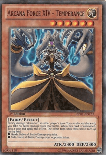 Arcana Force XIV - Temperance [BP01-EN151] Starfoil Rare - Josh's Cards