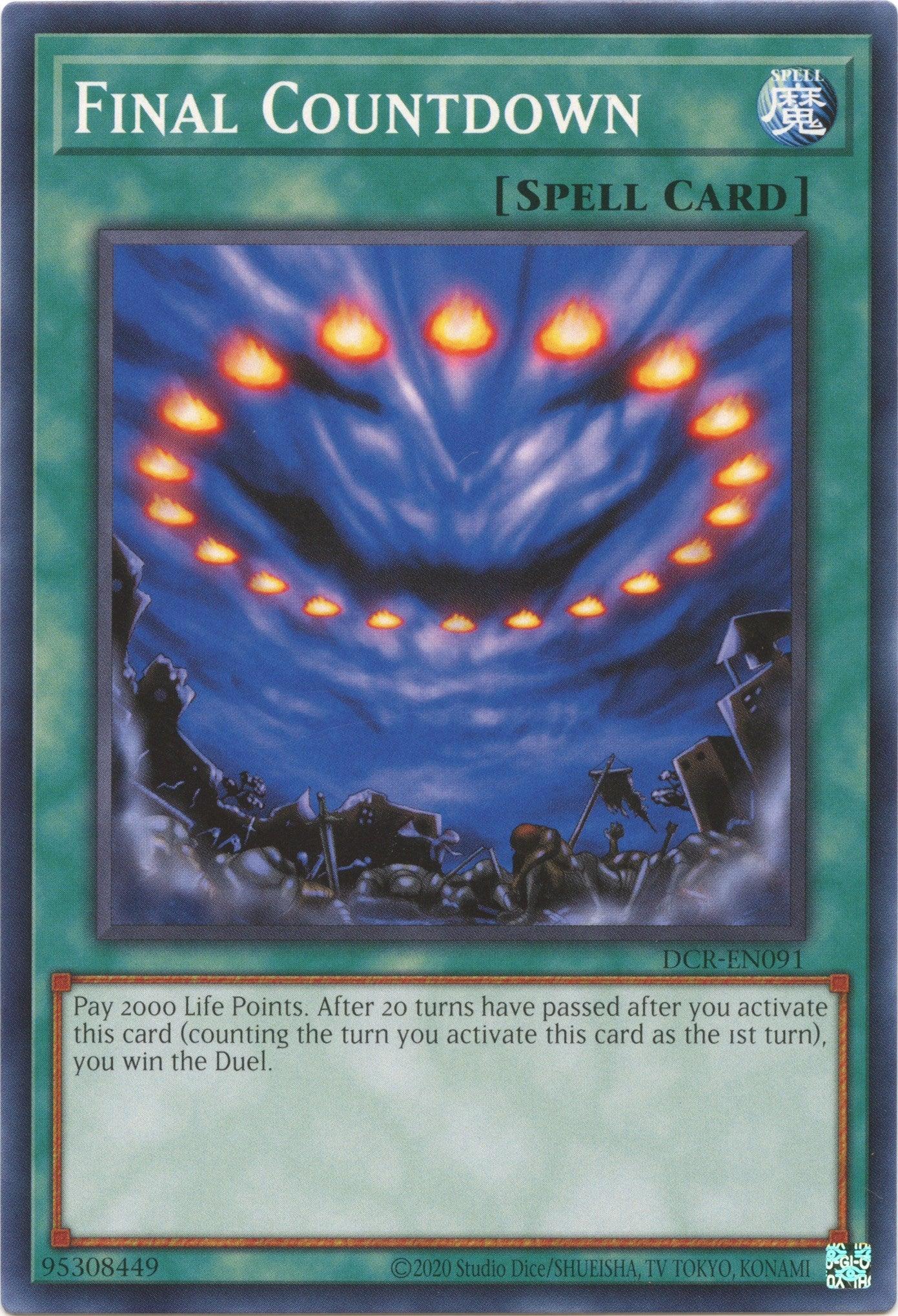 Final Countdown (25th Anniversary) [DCR-EN091] Common - Josh's Cards