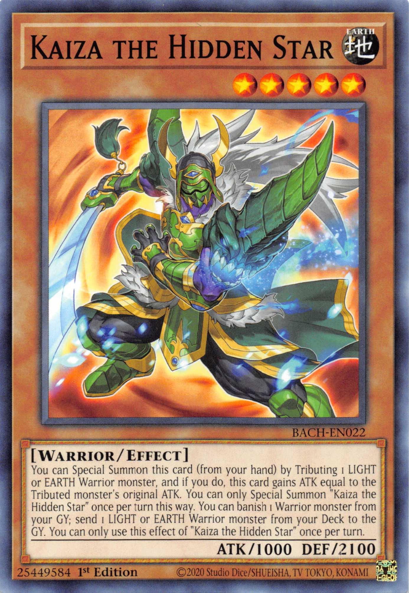 Kaiza the Hidden Star [BACH-EN022] Common - Josh's Cards