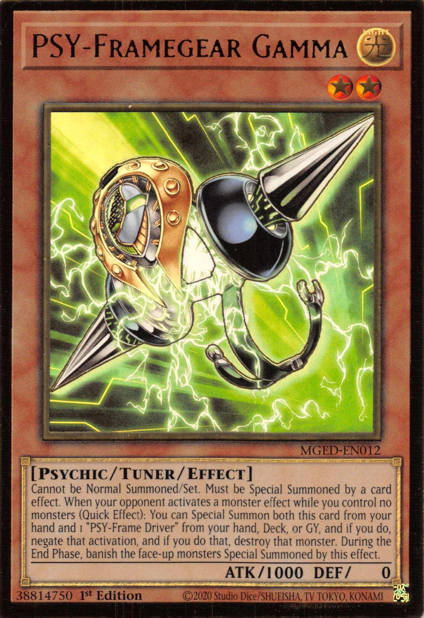 PSY-Framegear Gamma [MGED-EN012] Gold Rare - Josh's Cards
