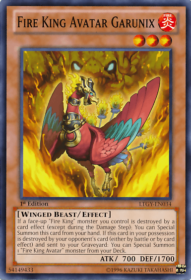 Fire King Avatar Garunix [LTGY-EN034] Common - Josh's Cards