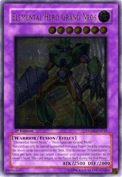 Elemental Hero Grand Neos [STON-EN035] Ultimate Rare - Josh's Cards