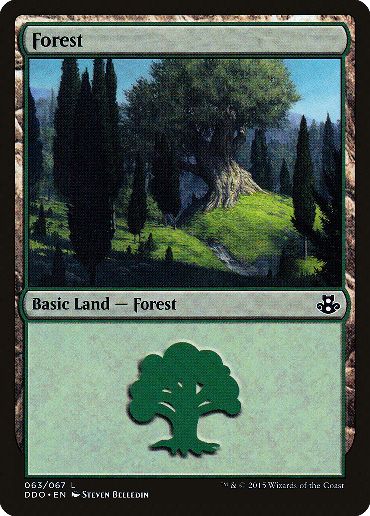 Forest (DDO-063) - Duel Decks: Elspeth vs. Kiora