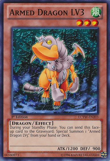 Armed Dragon LV3 [LCYW-EN203] Common - Josh's Cards